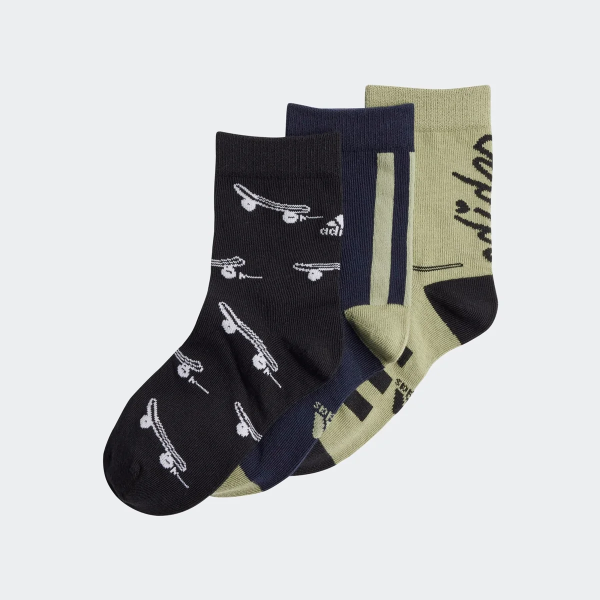 Adidas Skarpety Bawełniane Długie Trzy Kolorowe IW1127 R. 25 - 27