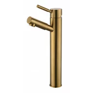 Baterie umywalkowe - BLUE WATER DEN-BUW.050 ZŁOTY SZCZOTKOWANY  MAT DENVER Bateria umywalkowa wysoka  ZŁOTY SZCZOTKOWANY  MAT - miniaturka - grafika 1