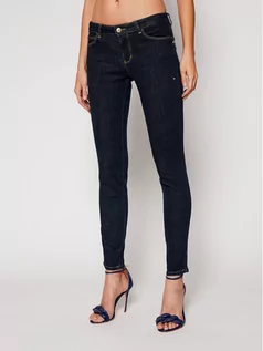 Spodnie damskie - Guess Jeansy Skinny Fit Curve X W1RAJ2 D4AK2 Granatowy Skinny Fit - grafika 1