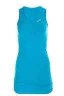 Koszulki i topy damskie - Winshape Damska koszulka fitness typu longtop WTR15 z bocznym marszczeniem, styl slim fit, turkusowy, L - miniaturka - grafika 1