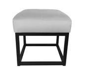 Pufy i podnóżki - Pufa MAX LOFT podstawa czarna - miniaturka - grafika 1