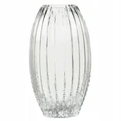 Wazony i flakony - WAZON SZKLANY RETRO na bukiety aranżacje kwiatowe PRZEZROCZYSTY wys. 28cm - miniaturka - grafika 1