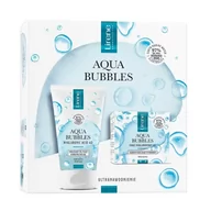 Żele do mycia twarzy - Lirene - Aqua Bubbles - Zestaw prezentowy kosmetyków do pielęgnacji twarzy - Nawilżający żel myjący 150 ml + Hydrokrem 50 ml - miniaturka - grafika 1