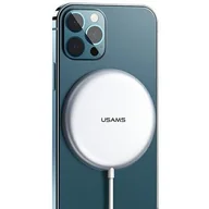 Ładowarki do telefonów - Usams Ład. indukcyjna US-CD160 magnetic W2 15W alu - miniaturka - grafika 1