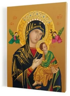 Matka Boża Nieustającej Pomocy, obraz religijny na płótnie canvas - Ikony i obrazy sakralne - miniaturka - grafika 1
