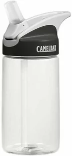 Butelka ze słomką CamelBak eddy Kids .4L (czarny/bezbarwny) - Shakery i bidony sportowe - miniaturka - grafika 1