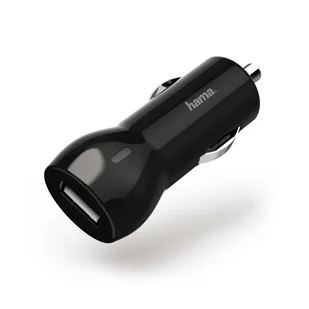 Ładowarka samochodowa USB (2xUSB) 12V 2.4A Czarna - Ładowarki samochodowe - miniaturka - grafika 1