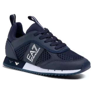 Sneakersy damskie - Emporio Armani Sneakersy EA7 X8X027 XK050 D813 Navy/White - grafika 1