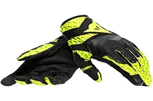 Dainese Air-Maze Unisex Rękawiczki, Tkaniny Rękawice motocyklowe, dla mężczyzn i kobiet, Czarny/Fluorescencyjny Żółty, XS - Rękawice motocyklowe - miniaturka - grafika 1