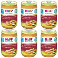 Dania dla dzieci - Hipp Dla Małych Smakoszy Kasza bulgur z warzywami mango i kurczakiem po 9. miesiącu zestaw 6 x 220 g Bio - miniaturka - grafika 1