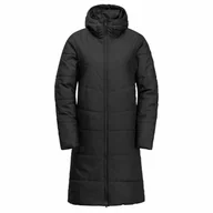 Płaszcze damskie - Damski płaszcz ocieplany Jack Wolfskin DEUTZER COAT W Phantom - XS - miniaturka - grafika 1
