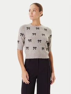 Vero Moda Sweter Doffy 10330793 Beżowy Regular Fit - Swetry damskie - miniaturka - grafika 1