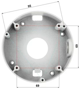 UCHWYT KAMERY BCS-ATA12456 BCS UNIVERSAL - Akcesoria do monitoringu - miniaturka - grafika 2