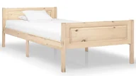 Łóżka dla dzieci i młodzieży - Pojedyncze łóżko z naturalnej sosny 100x200 L0-L33 - miniaturka - grafika 1