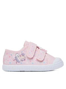Peppa Pig Trampki CM-SS25-202PP Różowy - Buty dla dziewczynek - miniaturka - grafika 1