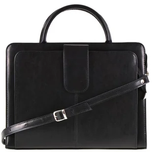 Teczka damska skórzana KEMER B 473/DW Czarna - Teczki i aktówki - miniaturka - grafika 1