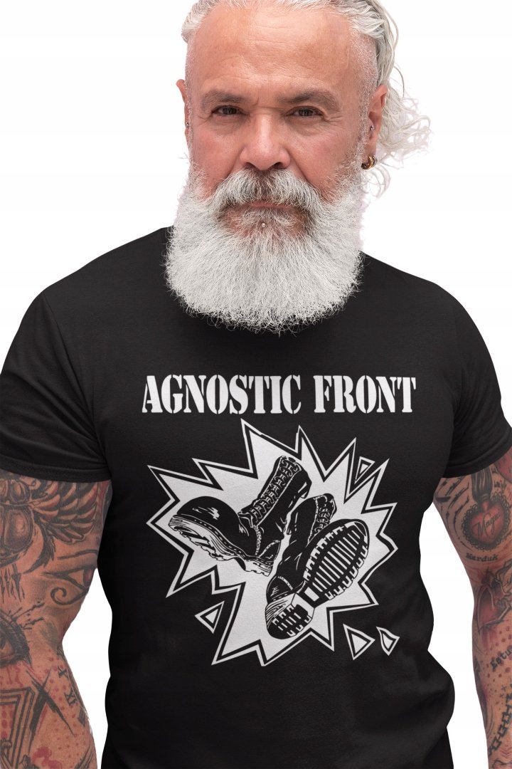 AGNOSTIC FRONT T-Shirt Koszulka PUNK ROCK SKINHEAD HARDCORE NY HC L