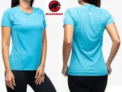Koszulki i topy damskie - Koszulka szybkoschnąca damska Mammut Aenergy FL T-Shirt - sky rozmiar: xs - miniaturka - grafika 1