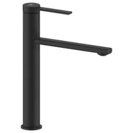 Baterie umywalkowe - Laveo Pinar bateria umywalkowa stojąca wysoka czarny mat BAW72ND - miniaturka - grafika 1