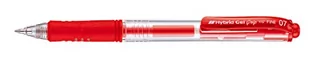 Pentel hybrydowy długopis żelowy wysuwany 0,7 mm końcówka 0,35 mm linia czerwony ref K157B [opakowanie 12] - Długopisy - miniaturka - grafika 1