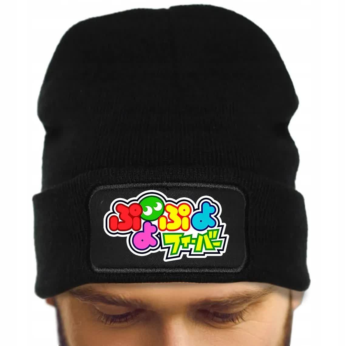 CZAPKA ZIMOWA MĘSKA CZARNA ONESIZE YOUNG Wzory