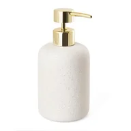 Mydelniczki i dozowniki mydła - Dozownik mydła Bonita kamionka biały - miniaturka - grafika 1
