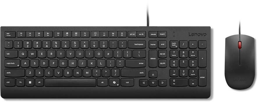 Lenovo Lenovo Essential Wired keyboard & mouse UK Copilot 4X31R64438