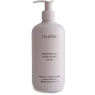 Kosmetyki kąpielowe dla dzieci - Mushie Organic Baby żel pod prysznic i szampon 2w1 dla dzieci Lavender 400 ml - miniaturka - grafika 1