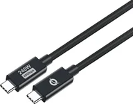 Kable USB - Kabel USB Conceptronic CONCEPTRONIC Kabel USB-C 4.0 -> C St/St 1.20m 5A  40Gbps sw - miniaturka - grafika 1