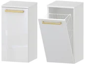 Szafki łazienkowe - Słupek Łazienkowy ATHOS 35 1K- Uchwyt Złoty - miniaturka - grafika 1