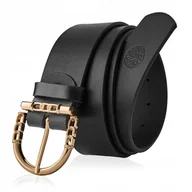 Paski - BETLEWSKI Damski pasek ze skóry modny szeroki 80 - miniaturka - grafika 1