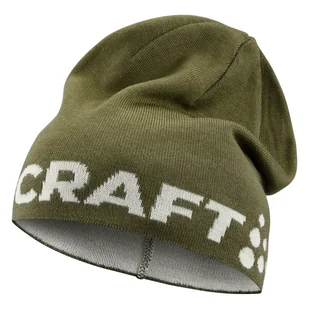 Czapka zimowa CRAFT ADV NORDIC TRAINING MERINO LOGO HAT 1914807-664000 – Oliwkowy - Czapki męskie - miniaturka - grafika 1
