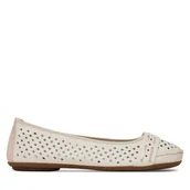 Baleriny - Baleriny Rieker CEO-41430-60 Beżowy - miniaturka - grafika 1