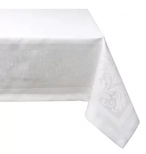 Mesa Witold Dynowiec Obrus teflonowy MESA Laura, biały, 140x220 cm - Obrusy i serwetki - miniaturka - grafika 1