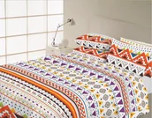 Pościel - Faro, Pościel 220x200+2x70x80 azteckie wzory - miniaturka - grafika 1
