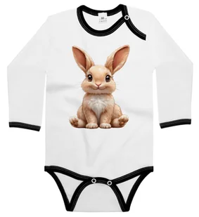 Body dziecięce Słodki Wesoły Beżowy Królik Zając Króliczek Zajączek 86/92 - Body dla niemowląt Body dziecięce Słodki Wesoły Beżowy Królik Zając Króliczek Zajączek 86/92 - Body dla niemowląt - miniaturka - grafika 1
