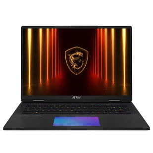 MSI Titan 18 HX AI A2XWIG NVIDIA GeForce R Intel Core Ultra 9 285HX 45,7 cm (18") UHD+ 64 GB DDR5-SDRAM 6 TB SSD NVIDIA GeForce RTX 5080 Wi-Fi 7 (802.11be) Windows 11 Pro Czarny TITAN 18 HX AI A2XWIG-073 - Laptopy - miniaturka - grafika 1