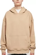 Bluzy męskie - Urban Classics Męska bluza z kapturem Ultra Heavy Hoody Sweat, unionbeige, S, beżowy unionowy, S - miniaturka - grafika 1