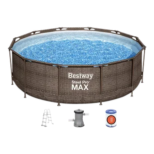 Basen stelażowy Bestway Steel Pro Max 366x100cm - Baseny ogrodowe Basen stelażowy Bestway Steel Pro Max 366x100cm - Baseny ogrodowe - miniaturka - grafika 1