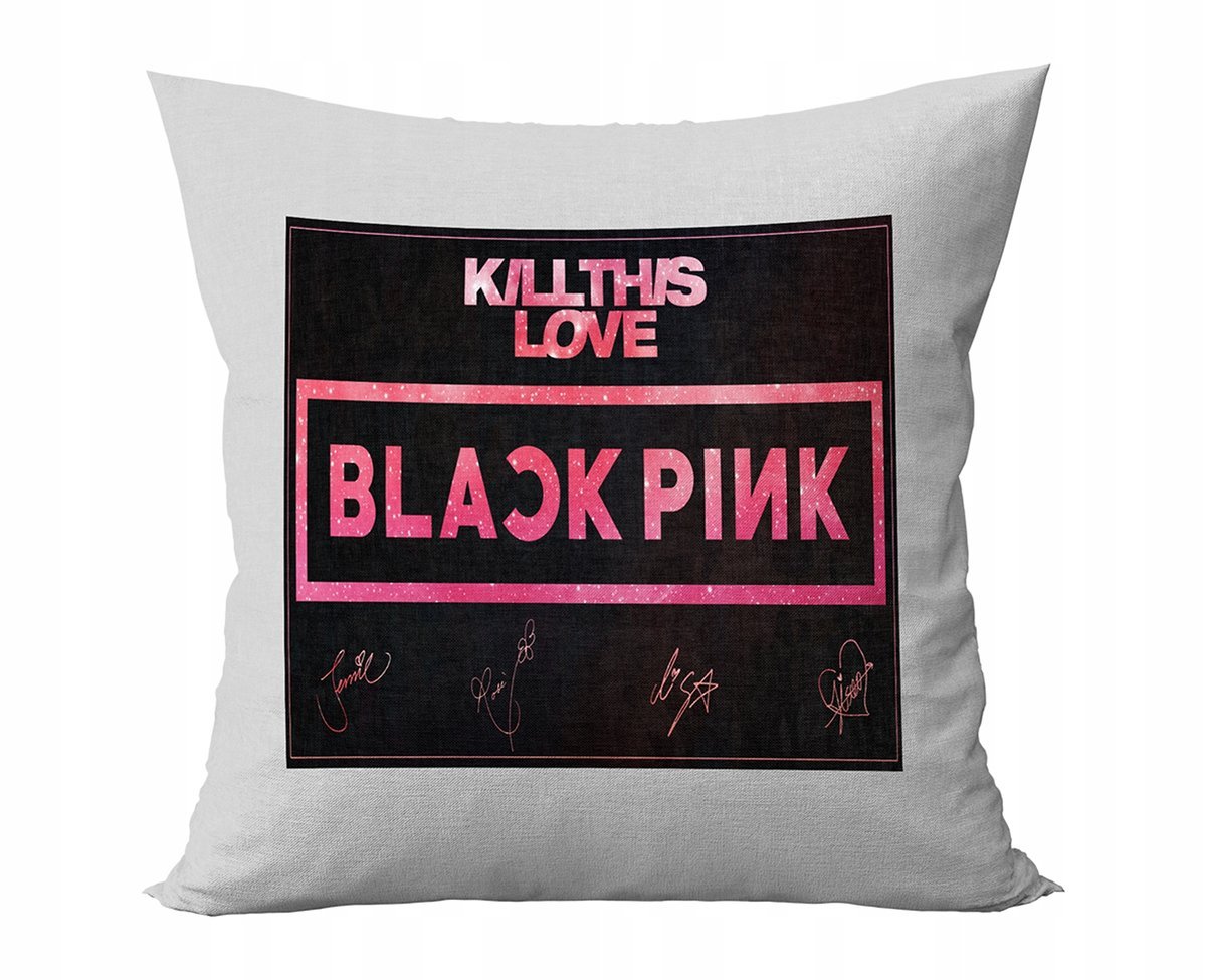 PODUSZKA PERSONALIZOWANA BLACKPINK MUZYKA POMYSŁ NA PREZENT SUPER WZORY