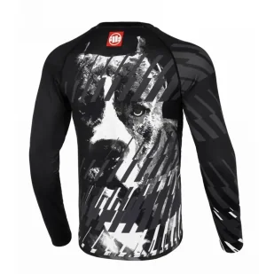 Longsleeve Rashguard Pit Bull Performance Pro plus Street Dog - Czarny - Odzież taktyczna i umundurowanie - miniaturka - grafika 1