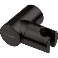 Akcesoria do armatury i ceramiki - Deante Round Uchwyt punktowy słuchawki nero - miniaturka - grafika 1