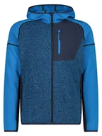 Bluzy męskie - CMP Kurtka polarowa w kolorze niebieskim - miniaturka - grafika 1