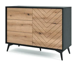 Komoda Fargo z szufladami w jodełkę - Komody - miniaturka - grafika 2