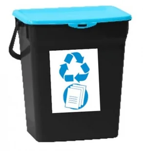 Pojemnik Kosz Do Segregowania Śmieci 10l Niebieski - Kosze na śmieci - miniaturka - grafika 2