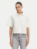 Koszule damskie - Guess Jeans Koszula W5GH0F D5NW1 Biały Regular Fit - miniaturka - grafika 1