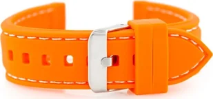 Pasek gumowy do zegarka U20 - pomarańcz 18mm - Akcesoria do smartwatchy - miniaturka - grafika 1