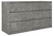 Komody - Komoda do sypialni, pokoju, K6, 140x40x75 cm, beton - miniaturka - grafika 1