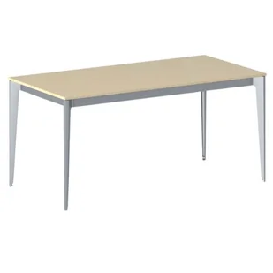 B2B Partner Stół ACTION 1600 x 800 x 750 mm, brzoza - Stoły i stoliki do biura - miniaturka - grafika 1