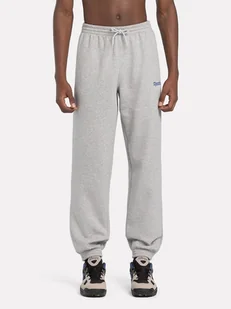 Spodnie dresowe męskie Reebok Ri Brand Proud Jogger 100208577 L Szare (1200143738276) - Spodnie sportowe męskie - miniaturka - grafika 1